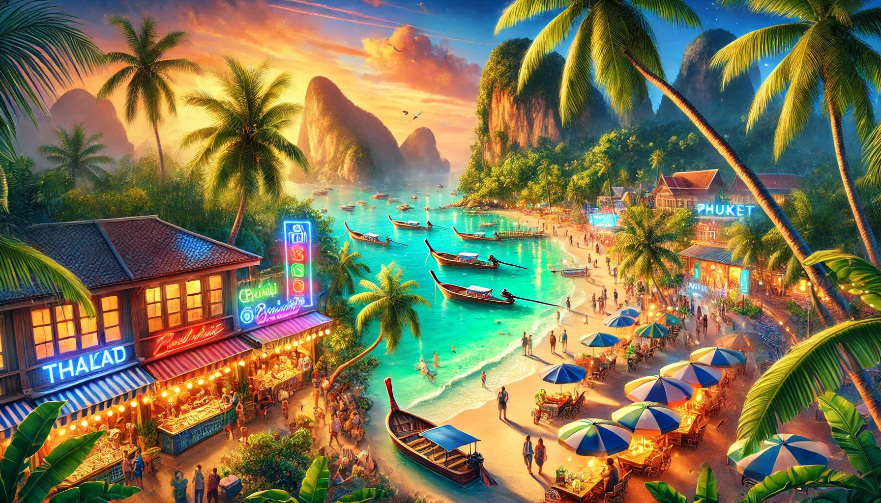 ফুকেট, থাইল্যান্ড: সৈকতের রূপ, রাতের আনন্দ, এবং ঐতিহ্যের এক অসাধারণ মিলনস্থল ভ্রমণের আনন্দে ডুব দিন  - Happy Vacation এর সাথে